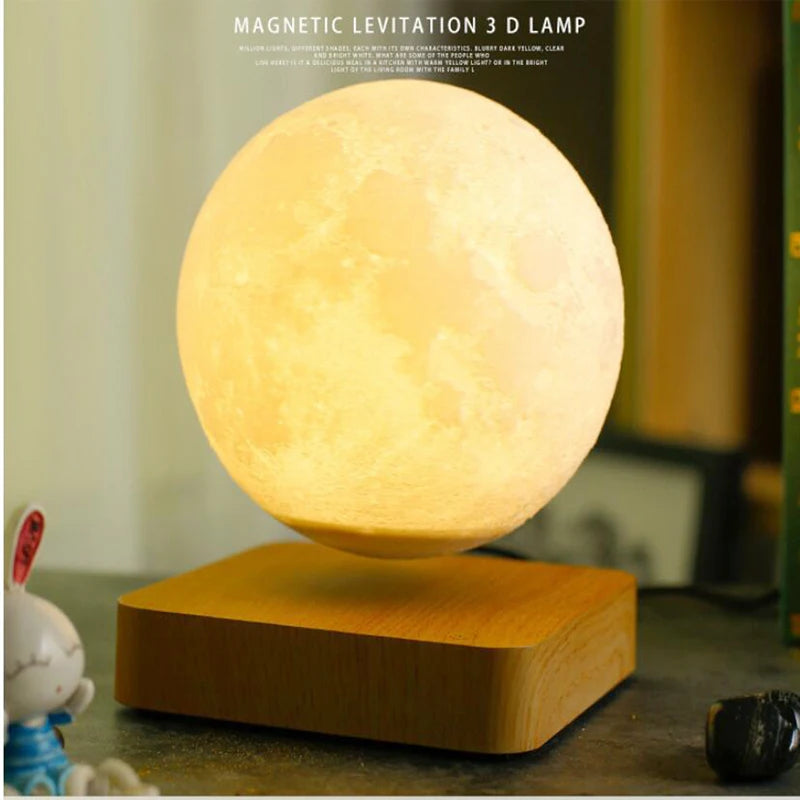 Night Light Levitating Moon Lamp Touch Magnetic Levitation