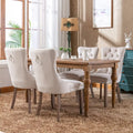 Velvet Dining Chairs Set of 4, Kitchen amp Dining Room Chairs, Fabric Tufted Dinning, Velvet Upholstered, High Wing Back, Pull