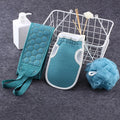 3pcs Bath Back Exfoliating Set, Loofah Sponge, Bath Glove, Exfoliating Bath Washcloth Towel, Back Scrubber for Shower