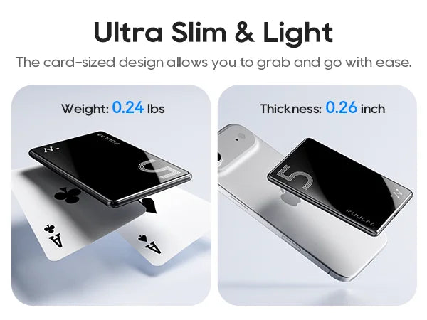 KUULAA Power Bank 5000mAh Magnetic Wireless Portable Charger External Battery 20W Fast Charging For iPhone 17 16 15 14 Pro Max