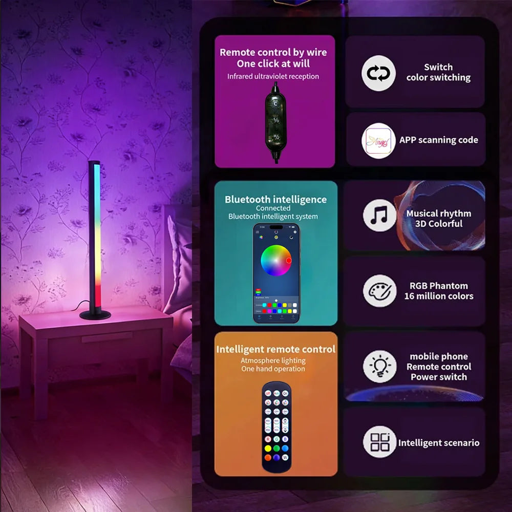 Ambient LED Floor Lamp Remote APP Control Music