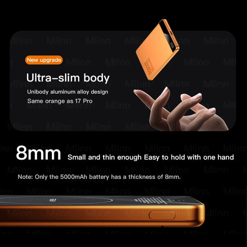 10000mAh Ultra Slim MagSafe Power Bank 20W Magnetic Wireless Fast Charging CCC Portable Battery For Apple Watch iPhone Samsung