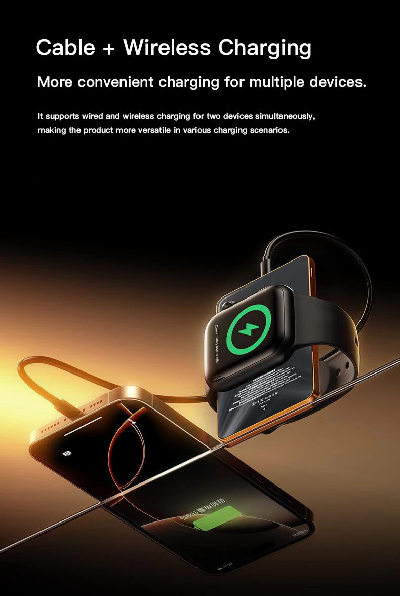 10000mAh Ultra Slim MagSafe Power Bank 20W Magnetic Wireless Fast Charging CCC Portable Battery For Apple Watch iPhone Samsung