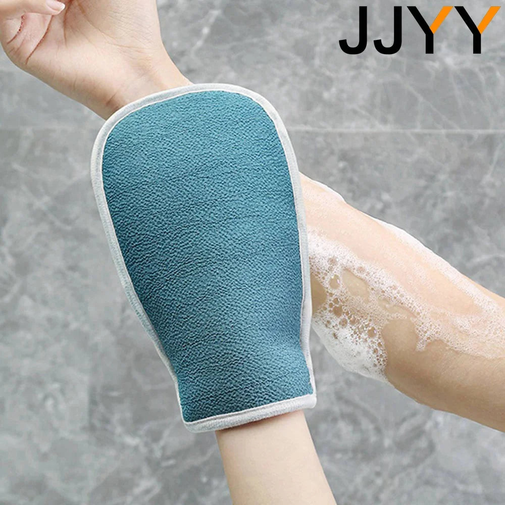 3Pcs/Set Body Cleaning Washcloth Soft Brush Home Hotel Bathroom Shower Ball Back Scrubber Set Exfoliating Skin Towel Bath Gloves