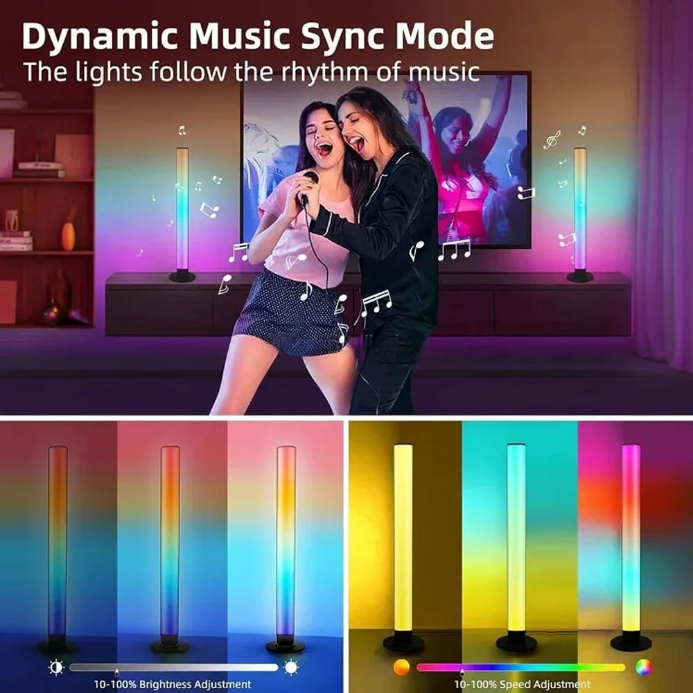 Ambient LED Floor Lamp Remote APP Control Music